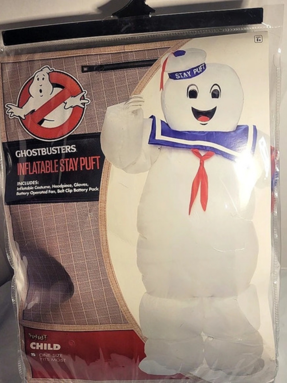 Spirit Halloween Inflatable Stay Puft Child Ghostbusters Costume